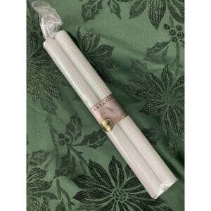 Akratos 100% Beeswax 2) 10” Glitter Candlesticks Taper Style Candles Vtg NOS